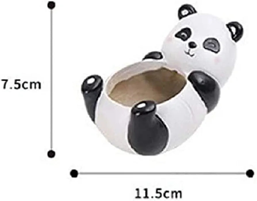 Decorative Panda Flower Pot | Indoor Resin Planter for Home & Office