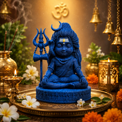 Handcrafted Baby Lord Shiva Idol