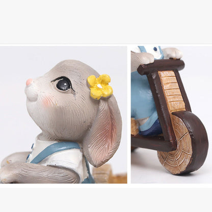 Cute Succulent Planter with Rabbit Design