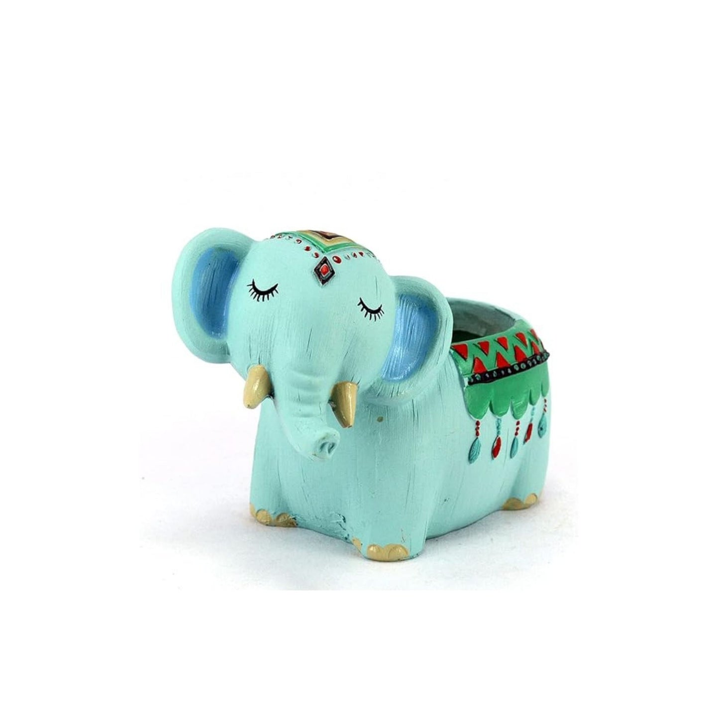 Cute elephant succulent planter for living room decor