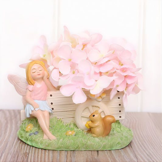 Fairy Garden Planter Pot | Cute Angel Succulent Planter & Decorative Flower Pot