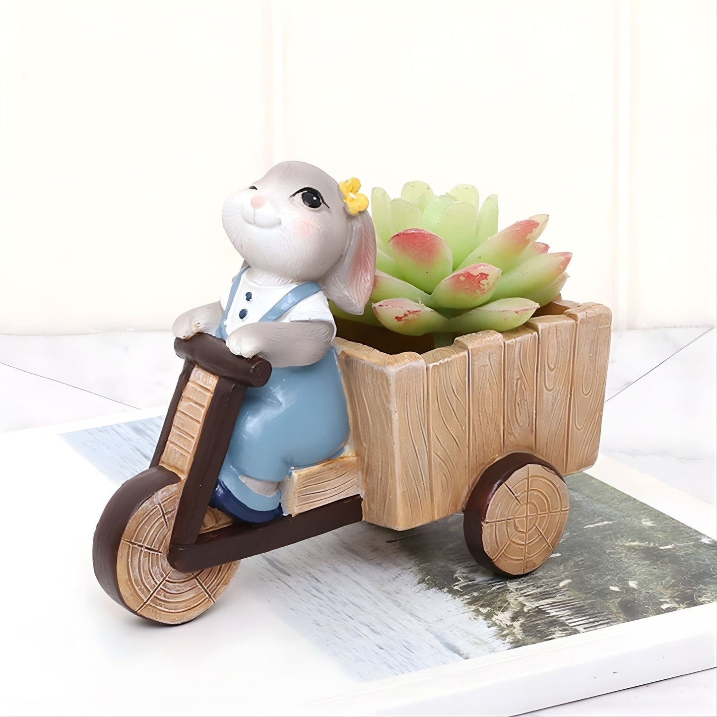 Rabbit Cart Planter for Indoor Plants