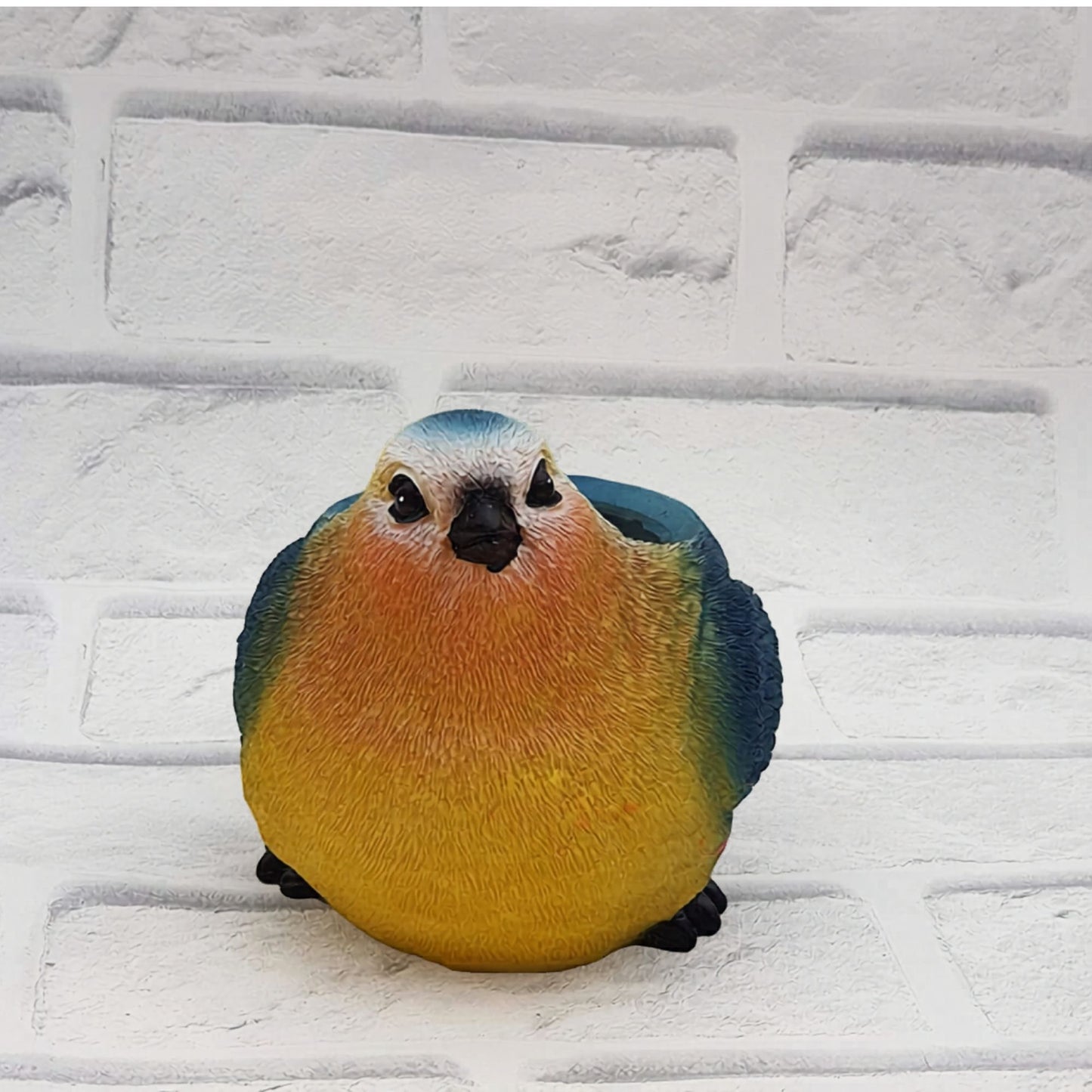 Resin bird flower pot for living room and balcony styling