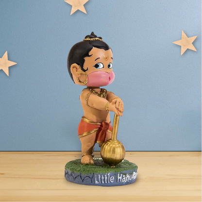 cartoon-style Bal Hanuman statue for home décor and spiritual gifting
